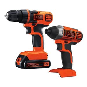 Black + Decker 20V MAX Cordless Drill 2-Tool Combo Kit for $85 Black + Decker 20V MAX Cordless Drill 2-Tool Combo Kit for $85