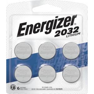Energizer 2032 3V Lithium Coin Battery 6-Pack for $7.31 via Sub & Save Energizer 2032 3V Lithium Coin Battery 6-Pack for $7.31 via Sub & Save