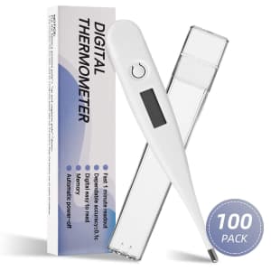 Oral Digital Thermometer 100-Pack for $199 Oral Digital Thermometer 100-Pack for $199
