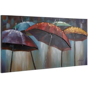 Yosemite Home Decor "Umbrellas" 28" x 55" Canvas Wall Art for $112 Yosemite Home Decor "Umbrellas" 28" x 55" Canvas Wall Art for $112