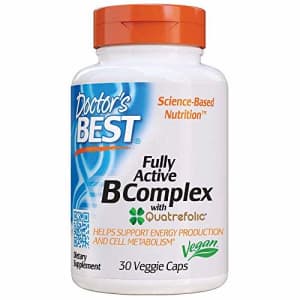 Doctor's Best Fully Active B Complex, Non-GMO, Gluten Free, Vegan, Soy Free, Supports Energy for $9