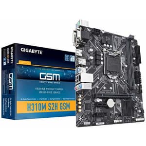 Gigabyte LGA1151/ Intel/ H310/ Micro ATX/ DDR4/ HDMI 1.4/ M.2 Motherboard (H310M S2H GSM) for $175 Gigabyte LGA1151/ Intel/ H310/ Micro ATX/ DDR4/ HDMI 1.4/ M.2 Motherboard (H310M S2H GSM) for $175