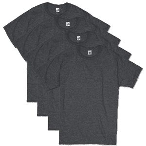 Hanes Men's ComfortSoft Short Sleeve T-Shirt 4-Pack for $12 Hanes Men's ComfortSoft Short Sleeve T-Shirt 4-Pack for $12