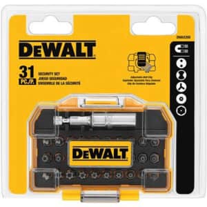 DeWalt 31-Piece Security Bit Set for $15 DeWalt 31-Piece Security Bit Set for $15