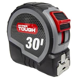 Hyper Tough 30-Foot Wide Blade Tape Measure | HIGH-Visibility Blade with Backside Printing | for $12
