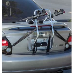 Hyper Tough Trunk-Mounted Aluminum 2-Bike Carrier for $28