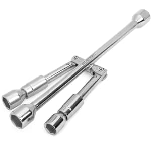 WorkPro 14" Universal Folding Lug Wrench for $16
