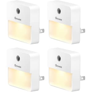 Govee Dusk to Dawn Plug-In LED Night Light 4-Pack for $13