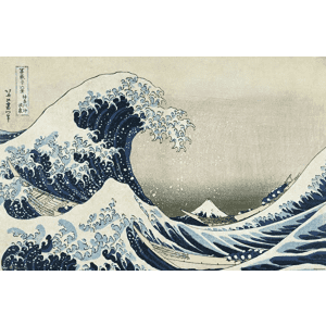 Trends International The Great Wave Wall Poster & Mount Bundle for $7