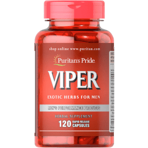 Puritan's Pride Men's Viper Exotic Herbs 120-Capsule Bottle: 3 for $22 Puritan's Pride Men's Viper Exotic Herbs 120-Capsule Bottle: 3 for $22