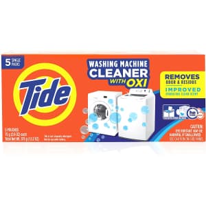Tide Washing Machine Cleaner 5-Pack for $11 Tide Washing Machine Cleaner 5-Pack for $11