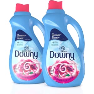 Downy Ultra Plus Liquid Laundry Fabric Softener 51-oz. Bottle 2-Pack for $9.34 via Sub & Save Downy Ultra Plus Liquid Laundry Fabric Softener 51-oz. Bottle 2-Pack for $9.34 via Sub & Save