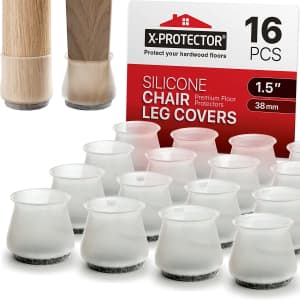 X-Protector Silicone Chair Leg Floor Protector 16-Pack: 2 for $27 in cart X-Protector Silicone Chair Leg Floor Protector 16-Pack: 2 for $27 in cart