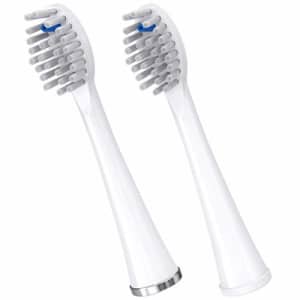 Waterpik Full Size Replacement Brush Heads for Sonic-Fusion Flossing Toothbrush SFFB-2EW, 2 Count for $37