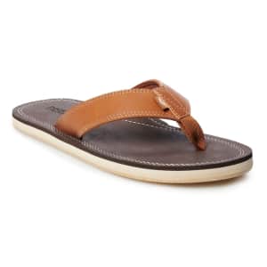 Dockers Men's Premium Memory Foam Upper Flip Flops for $12 Dockers Men's Premium Memory Foam Upper Flip Flops for $12