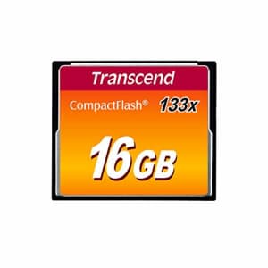 Transcend 16GB CompactFlash Memory Card 133x (TS16GCF133) for $23