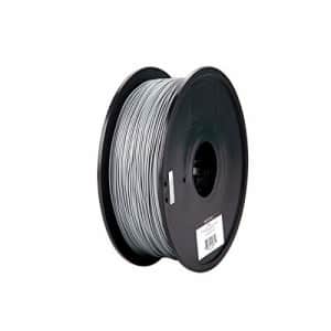 Monoprice - 133878 PLA Plus+ Premium 3D Filament - Silver - 1kg Spool, 1.75mm Thick | Biodegradable for $24