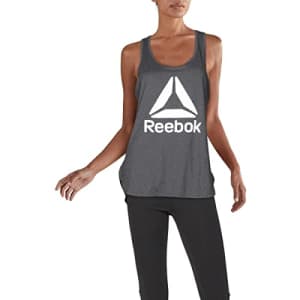 Reebok Womens Team Legend Singlet Training Activewear Tank Top Gray XS for $5