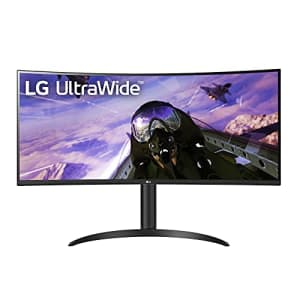 LG 34WP65C-B 34-Inch 21:9 Curved UltraWide QHD (3440x1440) VA Display with sRGB 99% Color Gamut and for $500