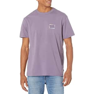 Billabong Men's Short Sleeve Logo Graphic T-Shirt, Purple Haze Diecut, S for $24