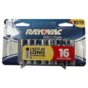 Rayovac 16 Pack Aa Batteries E-E51782 16 Pack Aa Batteries for $29