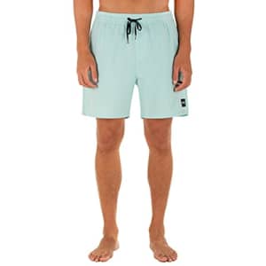 Hurley Men's One and Only Solid 17" Volley Board Short, Light Dew, Medium for $25 Hurley Men's One and Only Solid 17" Volley Board Short, Light Dew, Medium for $25
