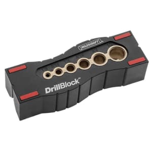 Milescraft DrillBlock Handheld Drill Guide for $8