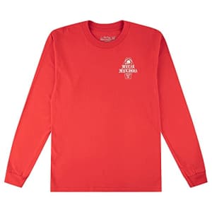 Metal Mulisha Men's Remnant Long Sleeve T-Shirt, Red, Small for $11