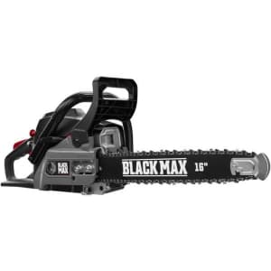 Black Max 16" 38cc Gas Chainsaw for $138
