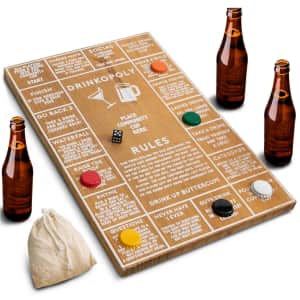 Hammer + Axe Drinkopoly Wood Board Game for $8 Hammer + Axe Drinkopoly Wood Board Game for $8
