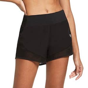 BALEAF Women's 3" Active Athletic Running Shorts Mesh Activewear Elastic Waistband 2-in-1 Workout for $14