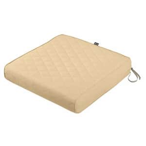 Classic Accessories Montlake Water-Resistant 25 x 25 x 5 Inch Square Outdoor Quilted Seat Cushion, for $64