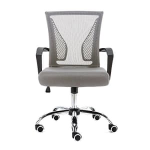 Modern Home Zuna Mid-Back Office Task Chair - Ergonomic Back Supporting Mesh Back Desk Chair for $95