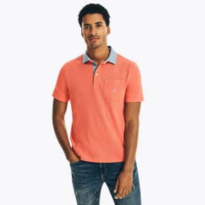 Nautica Men's Classic Fit Pocket Polo for $15