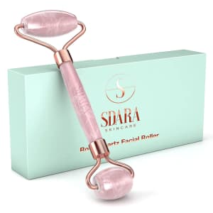 Sdara Rose Quartz Roller for $10 Sdara Rose Quartz Roller for $10
