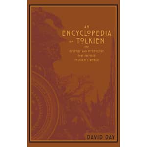 An Encyclopedia of Tolkien: The History & Mythology That Inspired Tolkien's World Leather-Bound Book for $15