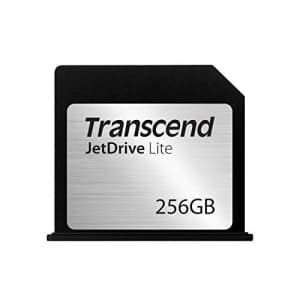 Transcend 256GB JetDrive Lite 130 Storage Expansion Card for 13-Inch MacBook Air (TS256GJDL130) for $65 Transcend 256GB JetDrive Lite 130 Storage Expansion Card for 13-Inch MacBook Air (TS256GJDL130) for $65