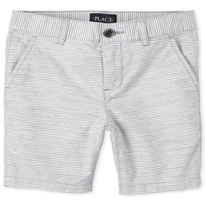 The Children's Place Boys Striped Chino Shorts, FIN Gray, 10 for $8 The Children's Place Boys Striped Chino Shorts, FIN Gray, 10 for $8