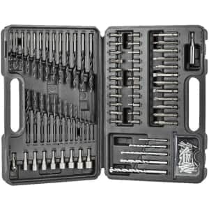 Black + Decker 109-Piece Bit Set for $15 Black + Decker 109-Piece Bit Set for $15