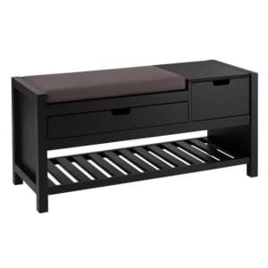 Home Decorators Collection Cushioned Entryway Bench w/ Concealed Storage for $148 Home Decorators Collection Cushioned Entryway Bench w/ Concealed Storage for $148