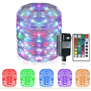 Hahome 66-Ft. LED Color-Changing Fairy String Lights for $22 Hahome 66-Ft. LED Color-Changing Fairy String Lights for $22