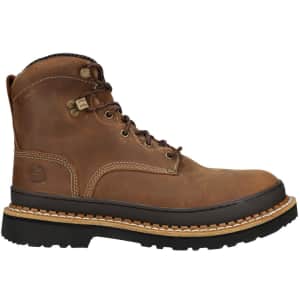 Georgia Boot Men's 6" Electrical Steel Toe Leather Work Boots for $72 Georgia Boot Men's 6" Electrical Steel Toe Leather Work Boots for $72