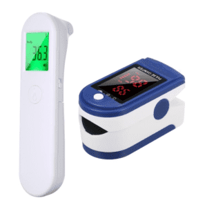 Non Contact Thermometer and Finger Pulse Oximeter for $13
