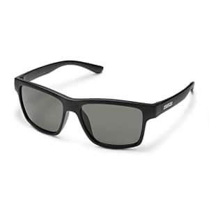 Suncloud A-Team Polarized Sunglasses,Matte Black/Polarized Gray Green,One Size for $44