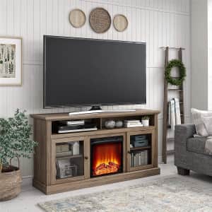 Ameriwood Home Chicago 65" Fireplace TV Stand for $360
