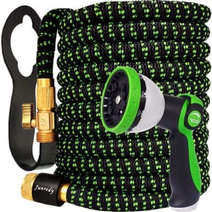 Junredy 50-Foot Expandable Hose with Nozzle for $20