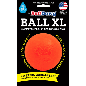 Ruff Dawg Indestructible Ball XL Dog Toy for $12 Ruff Dawg Indestructible Ball XL Dog Toy for $12