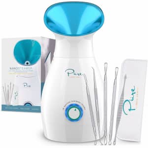 NanoSteamer Large 3-in-1 Nano Ionic Facial Steamer for $34 NanoSteamer Large 3-in-1 Nano Ionic Facial Steamer for $34