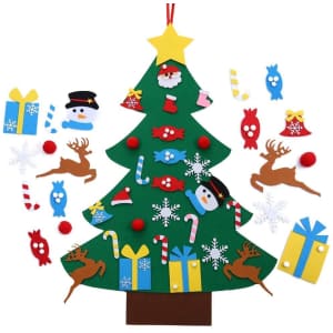 Autiy 3.1-Foot Felt Christmas Tree Set for $9 Autiy 3.1-Foot Felt Christmas Tree Set for $9