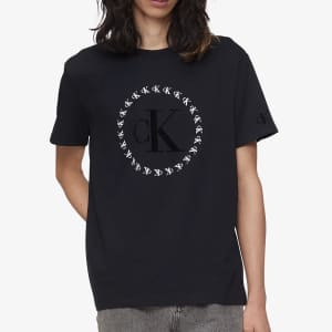 Calvin Klein Men's Circle Logo T-Shirt for $5